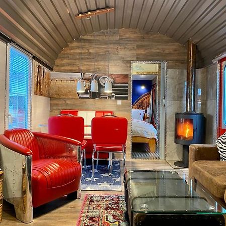 Gleis 2, Waggon Mit Ofen, Optional Mit Whirlpool Und Sauna Dahlem  Exterior photo