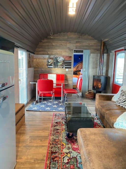 Gleis 2, Waggon Mit Ofen, Optional Mit Whirlpool Und Sauna Dahlem  Exterior photo