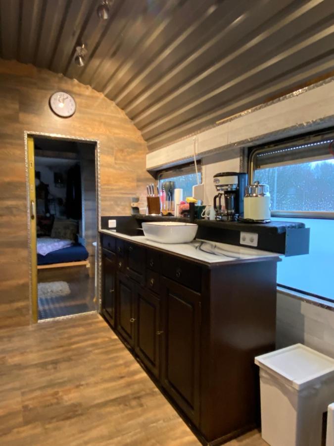 Gleis 2, Waggon Mit Ofen, Optional Mit Whirlpool Und Sauna Dahlem  Exterior photo
